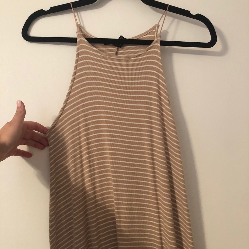 Striped tank dress